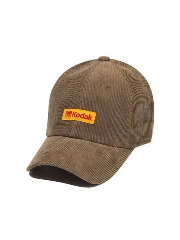 KODAK Corduroy Ball Cap BROWN - KODO - BALAAN 1