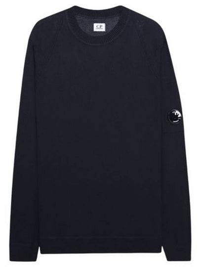 Sea Island Lens Knit Top Navy - CP COMPANY - BALAAN 2