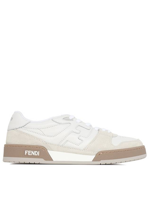 Match FF Logo Low Top Sneakers White - FENDI - BALAAN 2