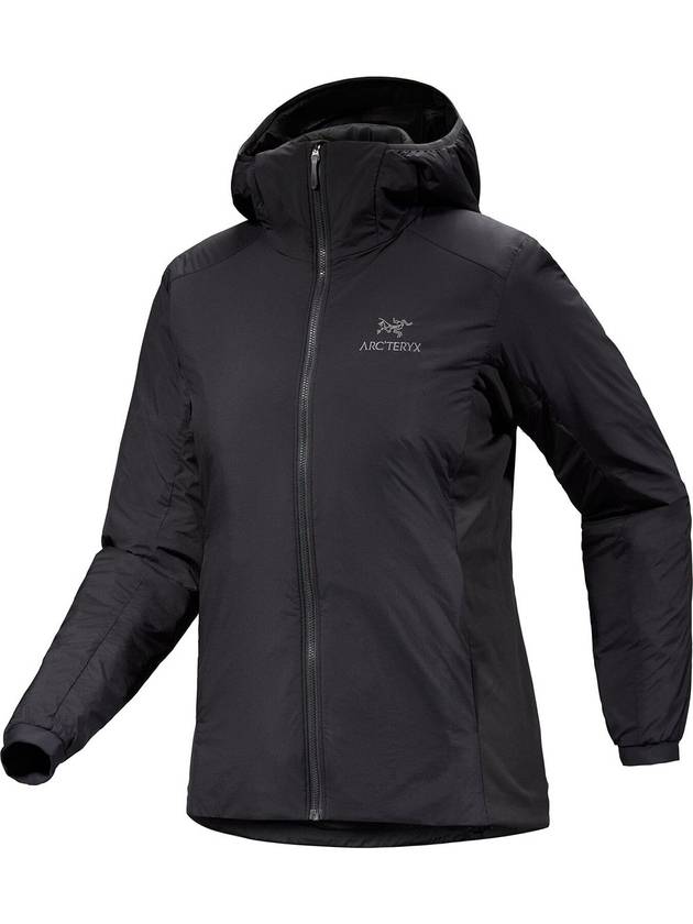 Atom Logo Zip-Up Hoodie Black - ARC'TERYX - BALAAN 2