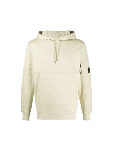 Lens Wappen Cotton Hoodie Ivory - CP COMPANY - BALAAN 1