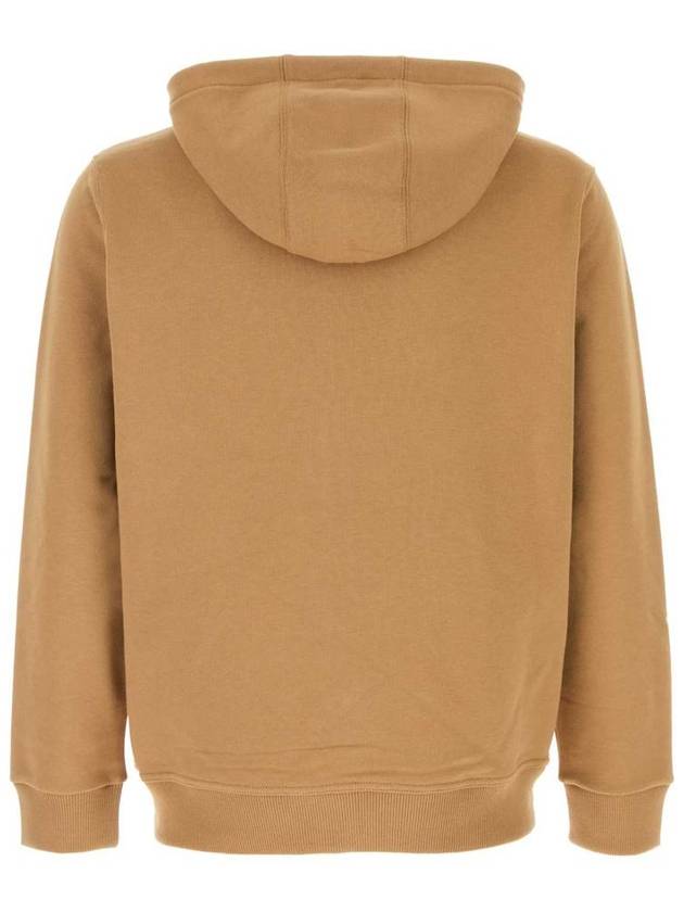 Logo Print Hoodie Camel - BURBERRY - BALAAN 3