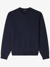 Laurent Crew Neck Wool Knit Top Navy - A.P.C. - BALAAN 2