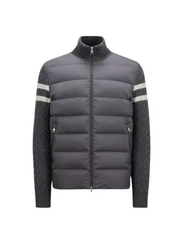 padded wool zip up cardigan 9B00013 M1115 921 - MONCLER - BALAAN 2