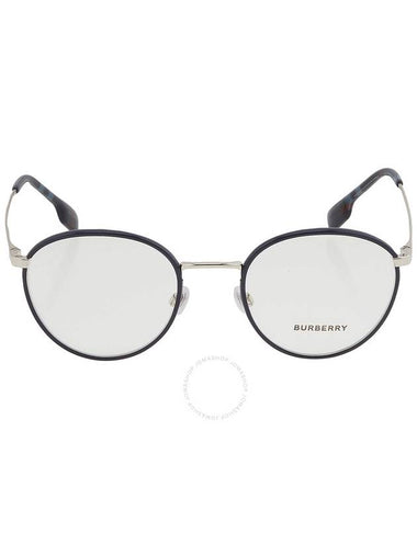 Eyewear Hugo Demo Round Eyeglasses Silver Blue - BURBERRY - BALAAN 1