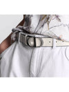 30 Montaigne Reversible Belt White Black - DIOR - BALAAN 8