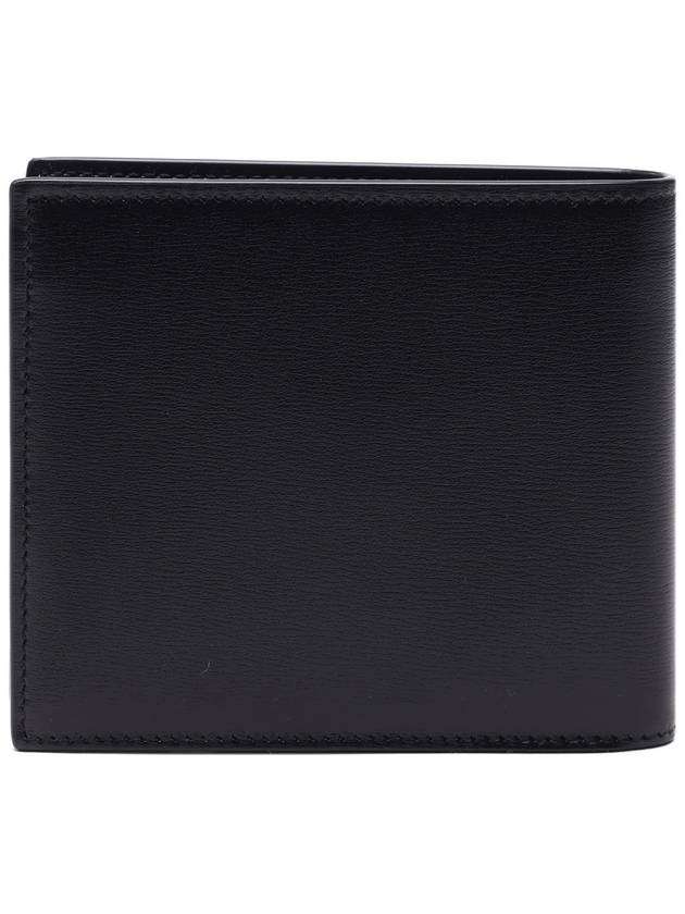 Tiny Monogram Half Wallet Black Gold - SAINT LAURENT - BALAAN 5