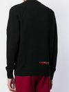 Lens Wappen Crew Neck Knit Top Black - CP COMPANY - BALAAN 6