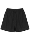 Simple Plain Taslan Shorts Black - ELIMENO - BALAAN 1