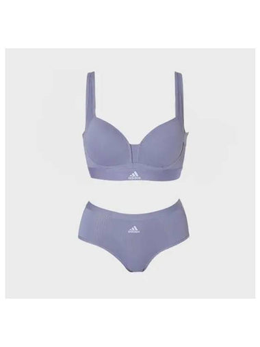 adidas UNDERWEAR No Wire Aero Ready Soft Bra Panties PG - ADIDAS - BALAAN 1