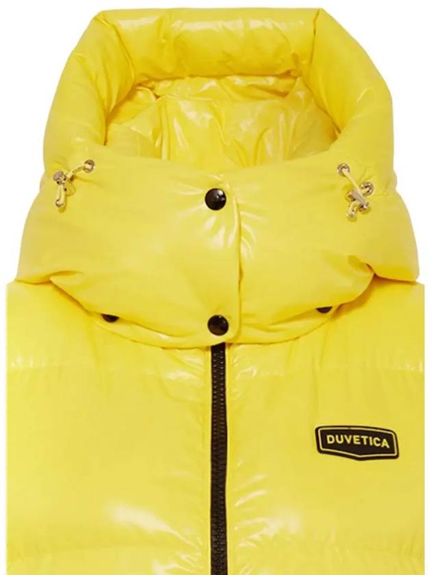 Aloro Belted Down Vest Yellow - DUVETICA - BALAAN 5