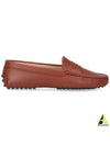 Gommino Leather Moccasin Loafers Brown - TOD'S - BALAAN 2