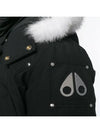 Men's Ballistic Bomber Jacket White Fox Fur Black - MOOSE KNUCKLES - BALAAN 7