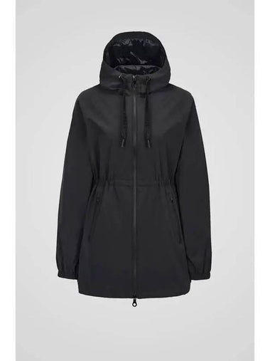 Marne Long Black Women s Wind Jacket - DUVETICA - BALAAN 1