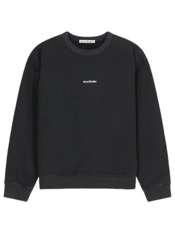 Logo Sweatshirt Black - ACNE STUDIOS - BALAAN 1