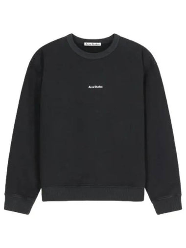 Logo Sweatshirt Black - ACNE STUDIOS - BALAAN 1