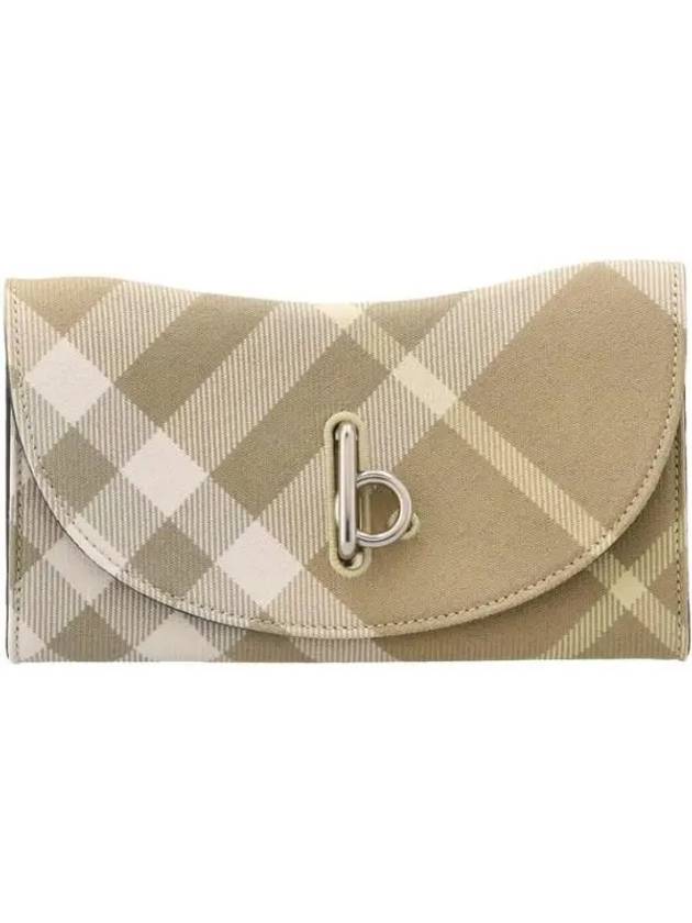 Rocking Horse Checked Medium Wallet Beige - BURBERRY - BALAAN 2