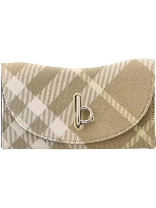 Rocking Horse Checked Medium Wallet Beige - BURBERRY - BALAAN 2