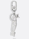 AND LEWIS HAMILTON Keyring Palladium Finish - DIOR - BALAAN 4