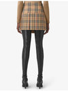 Vintage Check Wool Kilt pleated skirt Archive Beige - BURBERRY - BALAAN 4