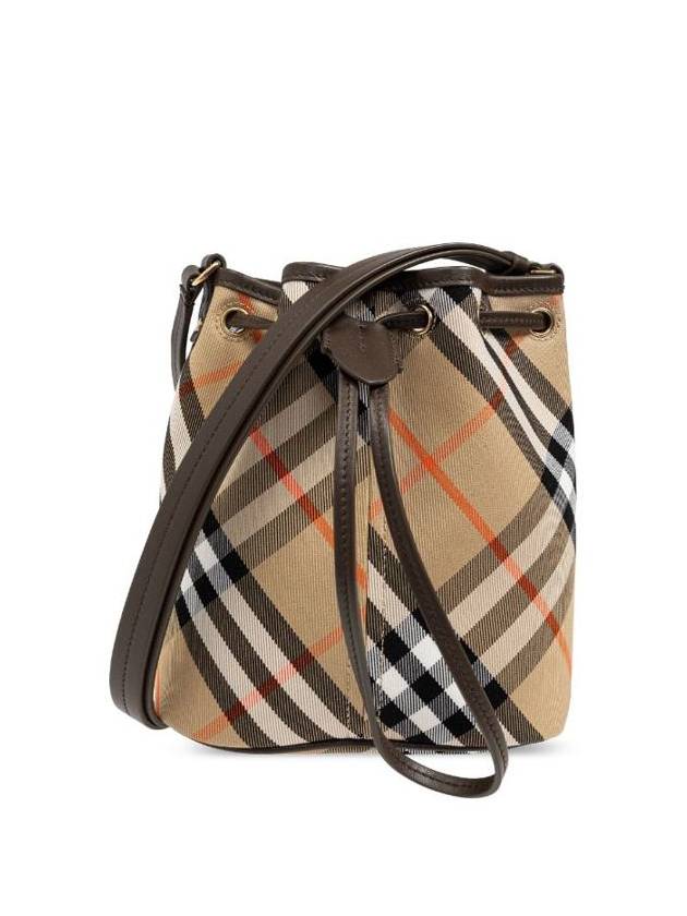 Check Bucket Bag Beige - BURBERRY - BALAAN 2