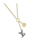 Iconic Infinity Dot Necklace Gold - LOUIS VUITTON - BALAAN 3