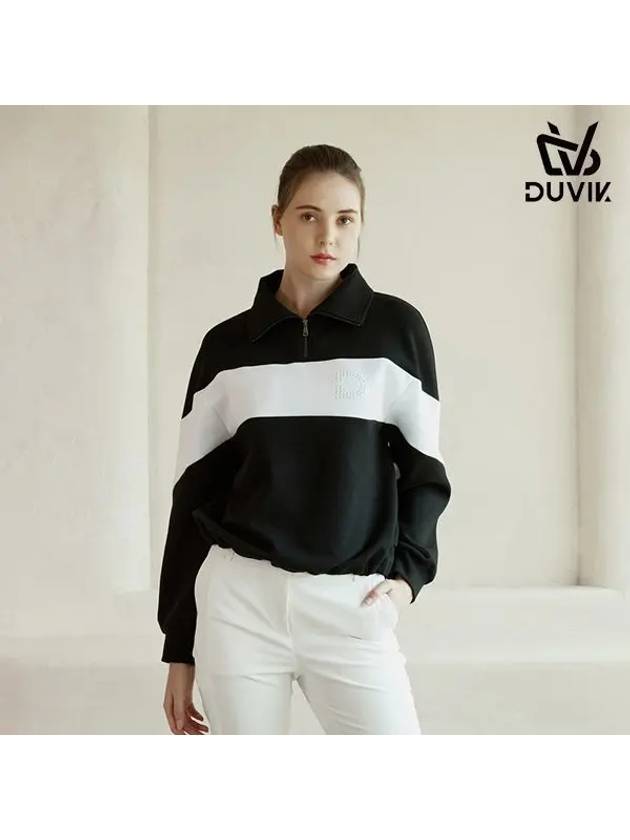 half zip-up blouson long sleeve t-shirt DD3WTS154DG - DUVIK - BALAAN 5