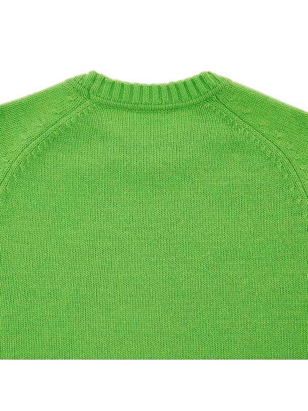 Round Neck Knit Top Green - AMI - BALAAN 7