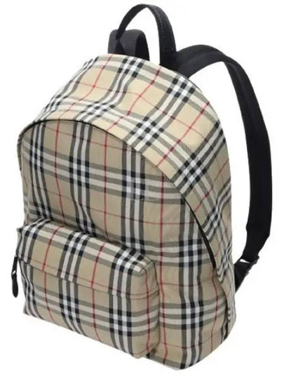 Vintage Check Motif Nylon Backpack Beige - BURBERRY - BALAAN 2