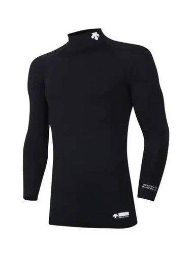 BASEBALL SN221ZCO41 BLK0 Long Sleeve Half Neck Cool Undershirt Black - DESCENTE - BALAAN 1