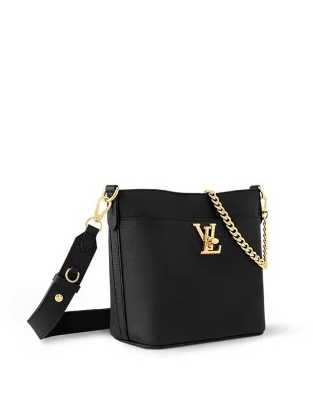 Lock And Walk Shoulder Bag Black - LOUIS VUITTON - BALAAN 3