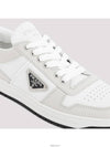 Downtown Leather Low Top Sneakers White - PRADA - BALAAN 3