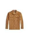 Corduroy Cotton Shirt Camel - POLO RALPH LAUREN - BALAAN 2