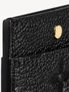 Monogram Empreinte Card Wallet Black - LOUIS VUITTON - BALAAN 5