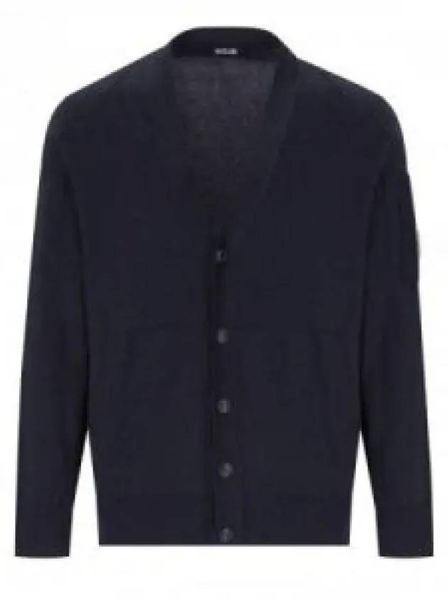 Lens Cotton Cardigan Navy - CP COMPANY - BALAAN 2