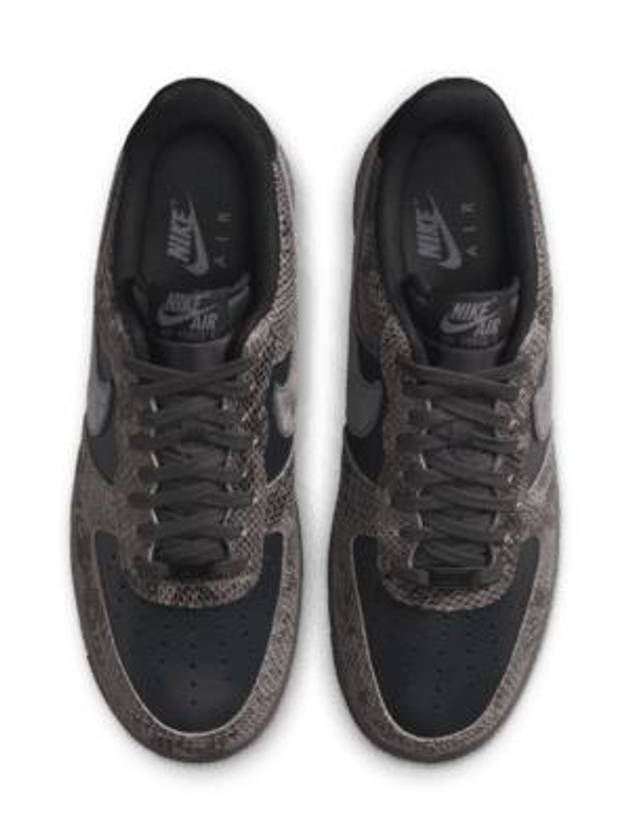 Air Force 1 Snakeskin Low Top Sneakers Brown - NIKE - BALAAN 5