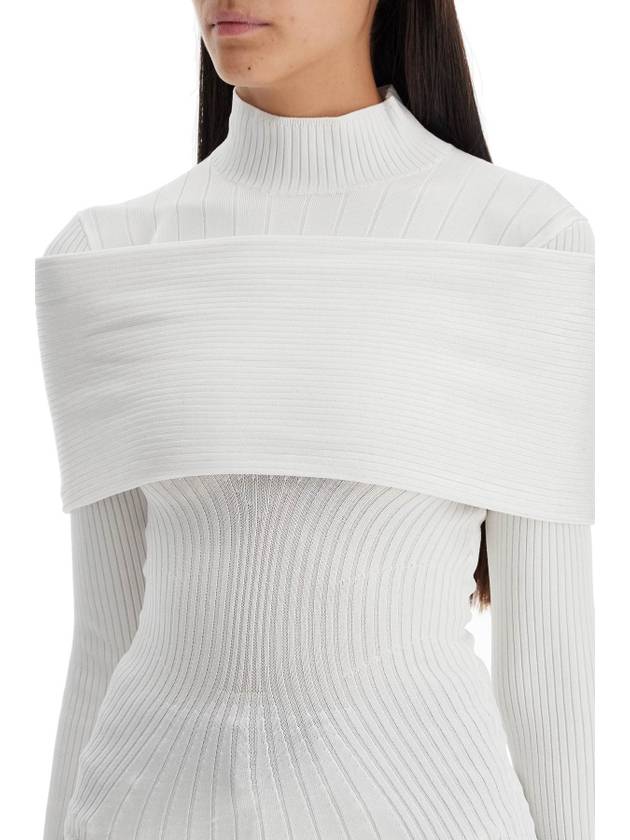 long-sleeved top with off- - MUGLER - BALAAN 4