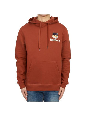 Fox Head Logo Hoodie Organge - BARBOUR - BALAAN 1