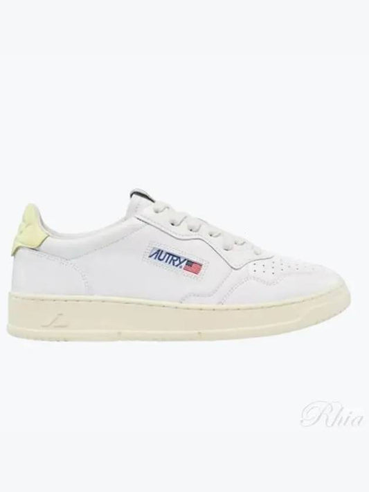 Men's Medalist Leather Low Top Sneakers White - AUTRY - BALAAN 2