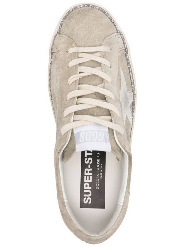 Golden Goose Super Star Classic With List And Edge Around Suede Upper Star And Heel Glitter Edge Around Shoes - GOLDEN GOOSE - BALAAN 4