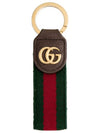 Ophidia Keychain Green And Red Web Stripe - GUCCI - BALAAN 2