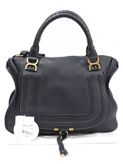 Chloe 3S0851 Black Leather Gold Marcy Large Tote Bag - CHLOE - BALAAN 2