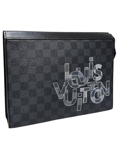 N60308 Damier Graphite Canvas Pochette Voyage MM Clutch - LOUIS VUITTON - BALAAN 2