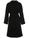 ROVO Belted Wool Coat Black 2350160339 013 - MAX MARA - BALAAN 3