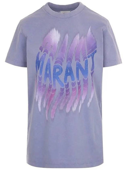 Joelyn Short Sleeve T Shirt Lavender - ISABEL MARANT - BALAAN 2