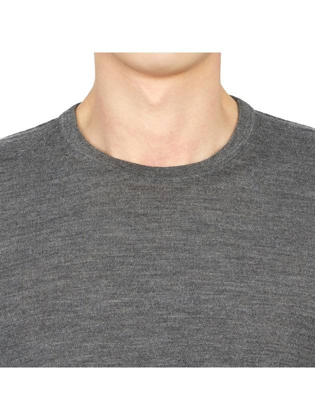 Men's Knit Top Gray - JOHNSTONS OF ELGIN - BALAAN 7