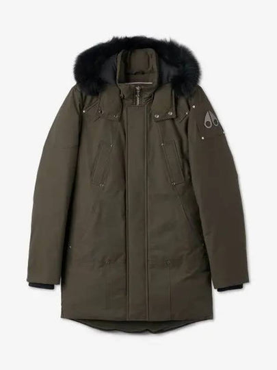 Original Stirling Parka Black Fox Fur Khaki - MOOSE KNUCKLES - BALAAN 2