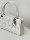 Ivory Stud DeJoy Cannage Tote Bag 3VDIB22591 - DIOR - BALAAN 3