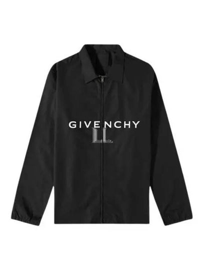 Logo Print Long Sleeve Shirt Black - GIVENCHY - BALAAN 2