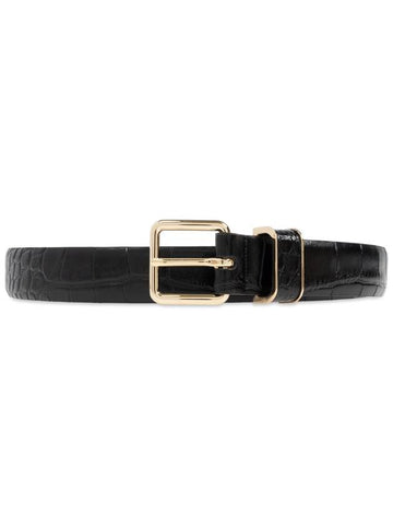 A.P.C. Leather Belt ‘Elsa’, Women's, Black - A.P.C. - BALAAN 1